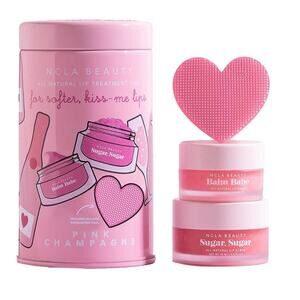 NCLA Lip Care Duo + Lip Scrubber - Pink Champagne (New)